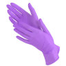 Перчатки нитриловые неопудренные (фиолетовые)